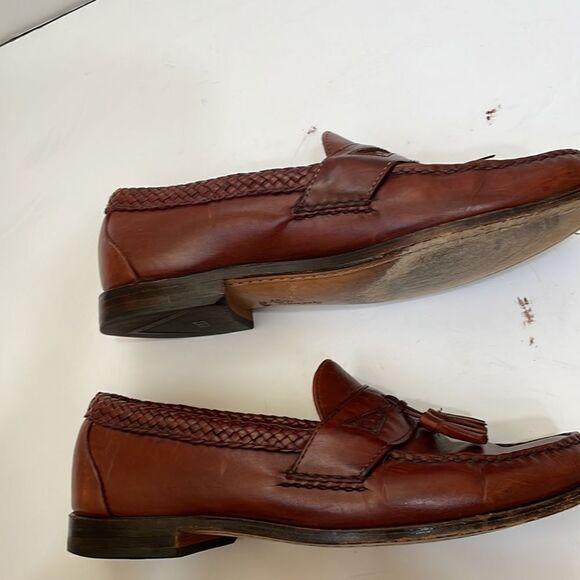 ALLEN EDMONDS MAXFIELD TASSEL‎ LOAFERS IN BROWN LEATHER main image 6